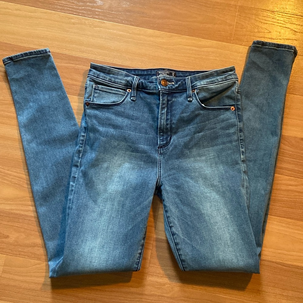 Last Chance! A&F Simone High Rise Super Skinny Jeans Long